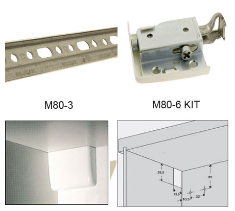 "COLGADOR PARA GABINETES": Herrajes Bralle