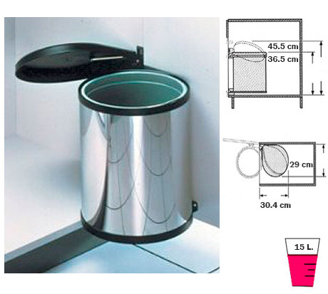 "BOTE DE BASURA ": Herrajes Bralle