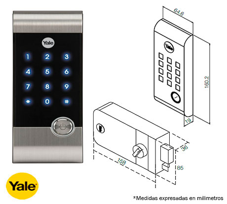 "CERRADURA DIGITAL CON TARJETA DE PROXIMIDAD": Herrajes Bralle